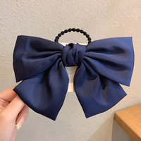 IFMIA koreański Bow-Knot elastyczne gumki do włosów akcesoria moda pasmo włosów długa wstążka łuk włosy w koński ogon krawat Scrunchies kobiety dziewczęta 4